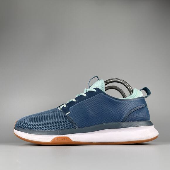 Kuru Atom Cloud Women's 7.5 Blue Teal Comfort Mesh Walking Shoe Athletic Sneaker - Picture 1 of 9